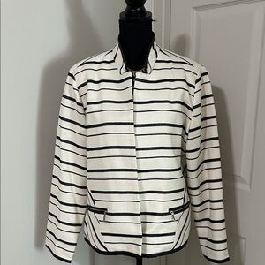 Chico's Stripe  Jacket
